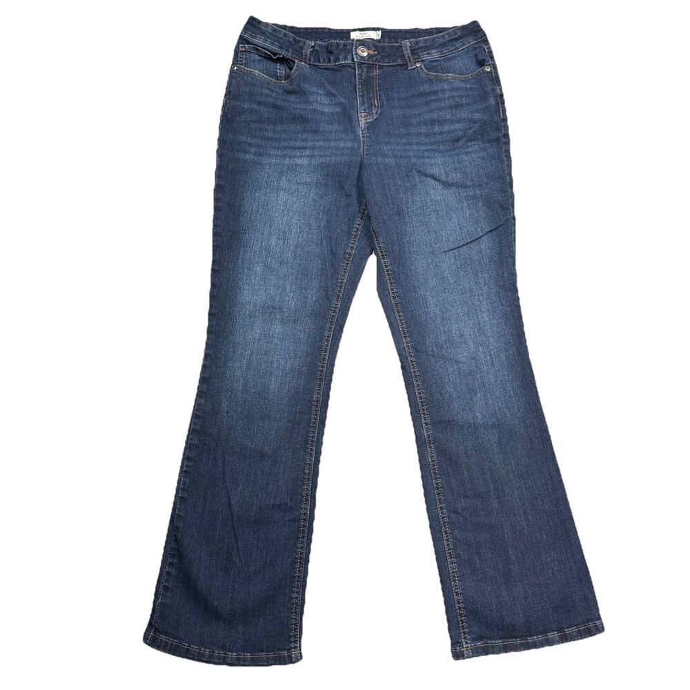 Maurices Women's Dark Blue Boot Cut Jeans